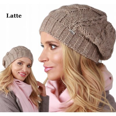 Fashionweek dámská čepice beanie šmoulinka ZIZI-A4 latte – Zboží Mobilmania
