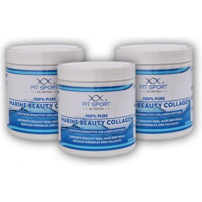 FitSport Nutrition 100% Pure Marine Beauty Collagen 3 x 250 g – Hledejceny.cz