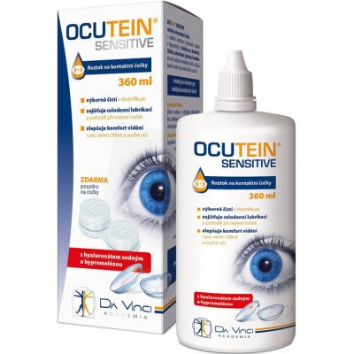 DA VINCI ACADEMIA Ocutein Sensitive roztok na kontaktní čočky 360 ml – Zboží Mobilmania