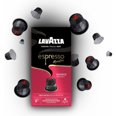 Lavazza Espresso Maestro Classico 100% arabica kapsle pro Nespresso 10 ks – Zboží Dáma