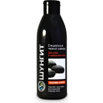 Fratti speciální černý šungitový šampon na suché a barvené vlasy 300 ml