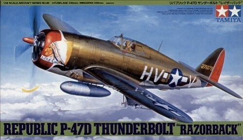 Tamiya 61086 Republic P 47D Thunderbolt Razorback 1:48