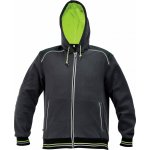 Cerva Knoxfield mikina s kapucí antracit/žlutá – Sleviste.cz