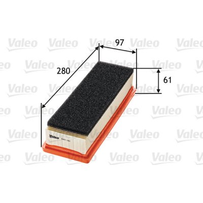 Vzduchový filtr VALEO 585181 – Hledejceny.cz