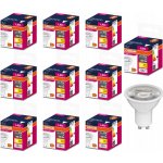 Osram Basic 10x LED žárovka GU10 4,5W = 50W 350lm 3000K – Sleviste.cz