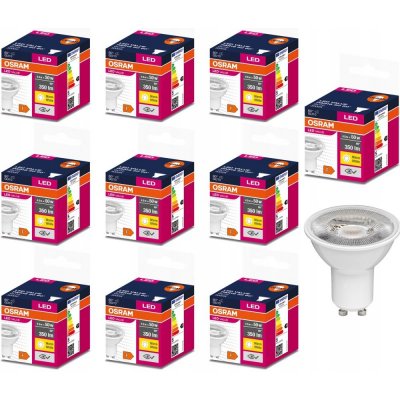 Osram Basic 10x LED žárovka GU10 4,5W = 50W 350lm 3000K