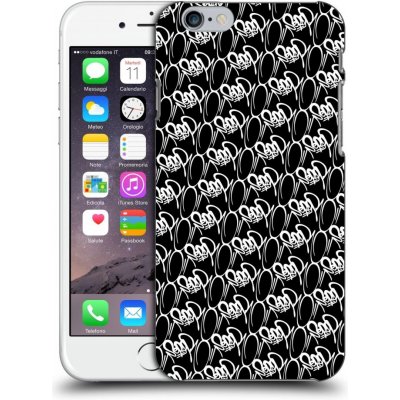 Pouzdro Picasee silikonové Apple iPhone 6/6S - Separ - White On Black 2 černé – Zboží Mobilmania