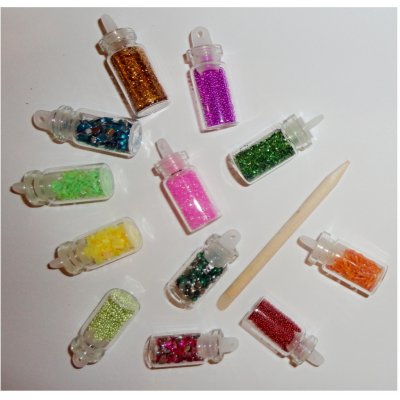 Badgerhair Sada štětců na zdobení nehtů F7212 3 ks – Hledejceny.cz