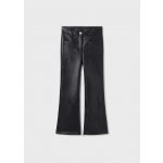 Mayoral kalhoty koženkové s kapsami zvonové černé – Sleviste.cz