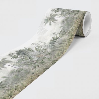 DIMEX SBD-15-026 Vliesová samolepicí bordura Džungle, rozměry 15 cm x 5 m – Sleviste.cz