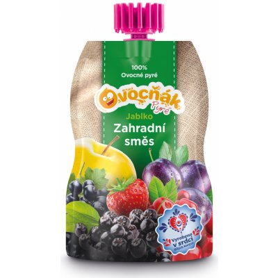Ovocňák kapsička jablko zahradní směs 200 g – Zboží Dáma