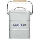 Plechový kompostér Living Nostalgia šedý – Zboží Dáma