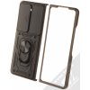 Pouzdro a kryt na mobilní telefon 1Mcz Armor CamShield odolný ochranný s držákem na prst Samsung Galaxy Z Fold5 černé