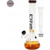 Vodní dýmky Grace Glass Skleněný bong Beaker Amber 40 cm