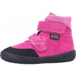 Jonap zimní kožené barefoot boty s membránou Jerry růžová – Hledejceny.cz