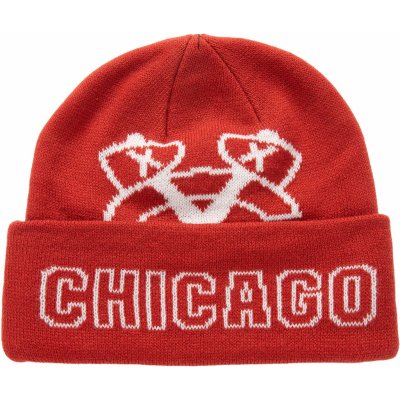 Mitchell & Ness pánská zimní čepice Chicago Blackhawks NHL K.O. Knit Blackhawks – Hledejceny.cz