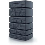 Prosperplast Okrasný sud na dešťovou vodu TOWER STONE světle šedý 500l – Sleviste.cz