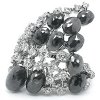 Prsteny Beny Jewellery zlatý s Šedými a Bílými diamanty KBS0017