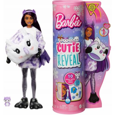 Barbie Cutie Reveal Sovička Zimní Země – Zboží Mobilmania