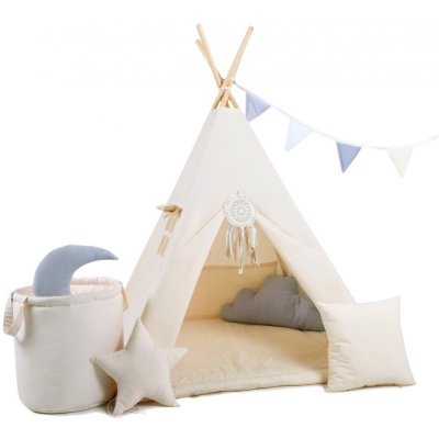 ELIS DESIGN standard Set teepee stan Krémový sen – Zbozi.Blesk.cz