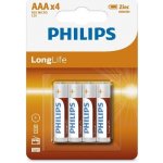 Philips LongLife AAA 4ks R03L4B/10 – Zbozi.Blesk.cz