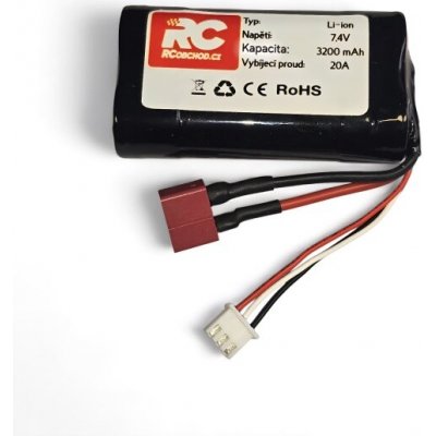 IQ models Akumulátor Li-ion 7,4V 3200 mAh T-Dean konektor – Zbozi.Blesk.cz
