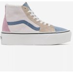 Vans dámské kotníkové zateplené semišové tenisky na platformě UA SK8-Hi Tapered modro-růžové – Sleviste.cz