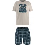 esmara Men pánské pyžamo béžová/modrá – Zboží Dáma