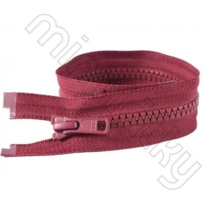 Zip kostěný dělitelný VISLON® bordó 30 cm YKK – Hledejceny.cz