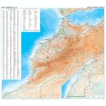 Gizi Map Maroko - nástěnná mapa 100 x 88 cm Varianta: bez rámu v tubusu, Provedení: laminovaná mapa v lištách – Zboží Mobilmania