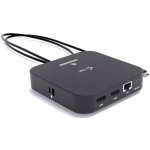 i-tec USB-C Dual HDMI Docking Station with Power Delivery 100W + i-tec Universal Charger 100W C31DUALHDMIDPD100 – Zboží Živě