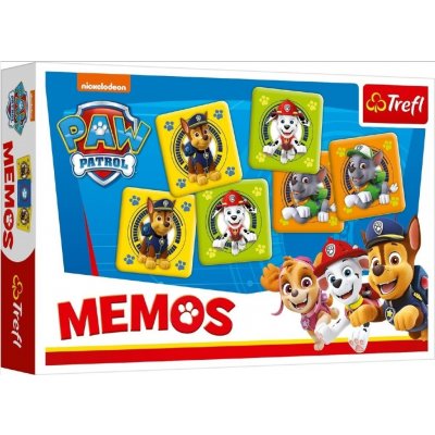 Trefl Pexeso papírové Paw Patrol/Tlapková patrola 30 ks – Zboží Mobilmania