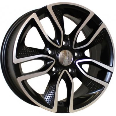 Racing Line B5087 6.5x15 5x100 ET40 matt black polished – Hledejceny.cz