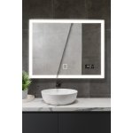 Aquamarin Koupelnové zrcadlo s LED osvětlením 80 x 60 cm 80587 – Zboží Dáma