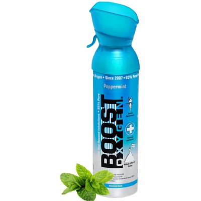 BOOST OXYGEN Doplňkový kyslík pro dýchání Boost Oxygen Peppermint Střední 5 l – Hledejceny.cz