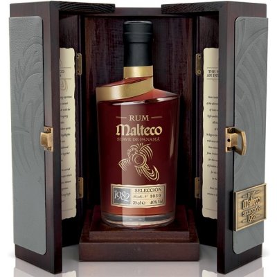 Rum Malteco 1982 40% 0,7 l (dřevěná kazeta)