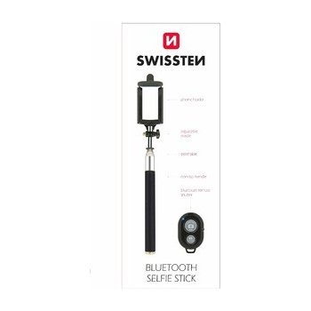 Swissten Bluetooth Selfie Stick černá 32000300