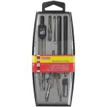 Herlitz Rýsovací souprava 7-dílná černá – Zboží Dáma