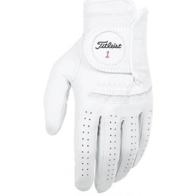 Titleist Perma Soft Mens Golf Glove bílá Levá ML