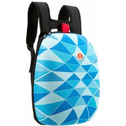 Zipit Shell batoh Blue triangles