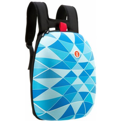 Zipit Shell batoh Blue triangles