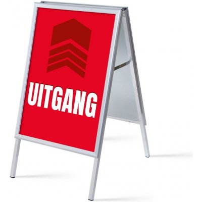 Jansen Display Set reklamního áčka A1, Východ, červený, holandsky, 639 x 1094 mm – Zboží Živě