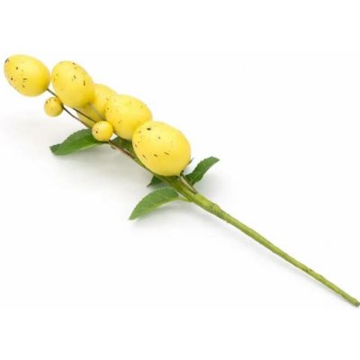 DECOLED Velikonoční zápich větvička, 24 × 8 cm, žlutá vajíčka, plast, venkovní – Hledejceny.cz