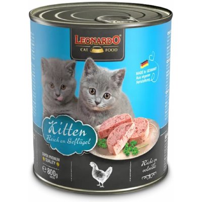 Leonardo Kitten bohaté na kuřecí maso 800 g – Hledejceny.cz
