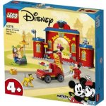 LEGO® Disney 10776 Hasičská stanice a auto Mickeyho a přátel – Zbozi.Blesk.cz