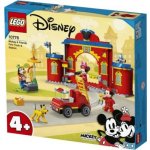 LEGO® Disney 10776 Hasičská stanice a auto Mickeyho a přátel – Zboží Živě