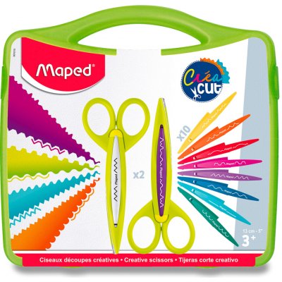 Maped Créa Cut kreativní nůžky 2 ks nůžek + 10 ks náhradních čepelí – Hledejceny.cz