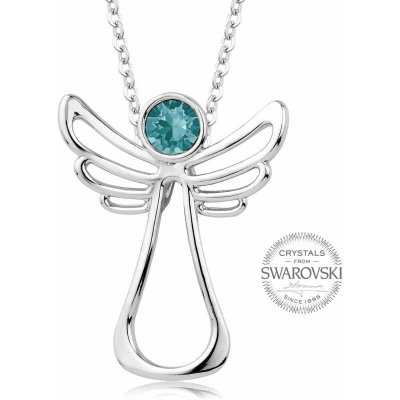 Levien Náhrdelník s tyrkysovým krystalem LE0125 – Zboží Mobilmania