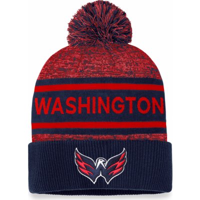 Fanatics pánská zimní čepice Washington Capitals Authentic Pro Rink Heathered Cuffed Pom Knit – Hledejceny.cz