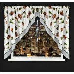 Vánoční dekorační závěs XMAS GIFT bílá 400x145 cm (cena za 1 kus) MyBestHome – Hledejceny.cz